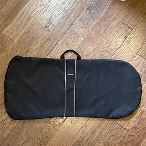 Black Garment Bag with Center Strap
